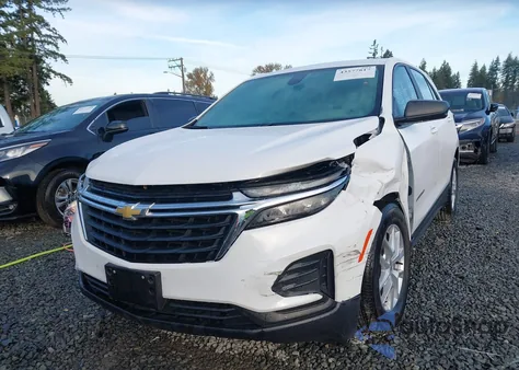 2024 Chevrolet Equinox Fwd Ls из США, поврежденный, VIN 3GNAXHEG0RL175389